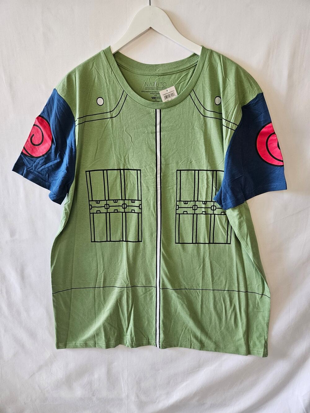 Naruto [Spot] Kakashi Hatake Shirt Graphic Green XL